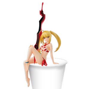 现货furyu fate/grand order caster/尼禄 泳装ver景品手办泡面压