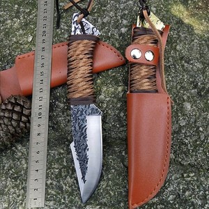 户外刀具防身武器比首刀特战军工刀一体龙骨刀野外求生刀战术直刀