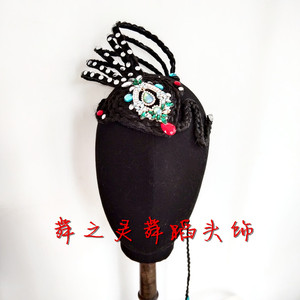 羽化灵蛇头饰 艺考舞蹈头饰  古典舞蹈头饰