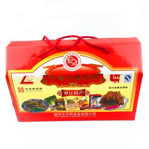包邮四川德阳特产罗江豆鸡 花生 青椒 蚕豆混装 端午节礼盒 食品