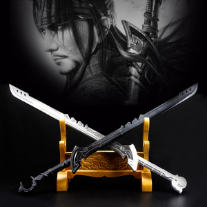天行九歌武器越王八剑黑白玄翦金属大号宝剑影视动漫刀剑未开刃