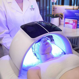 led光子嫩肤仪家用折叠红蓝光谱美容仪器脸部祛痘面膜导入光疗灯