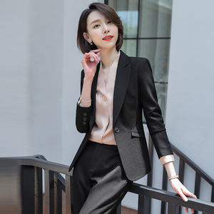 套装女秋季高端经理职业装公务员职场面试工作服西服外套0人付款118
