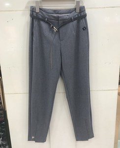 丽洁女裤2019春季新款显瘦直筒九分休闲小脚裤ga910121专柜正品