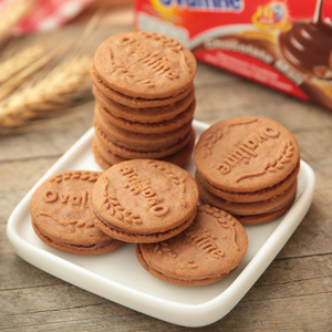 泰国进口食品阿华田麦芽巧克力奶油夹心饼干360g/盒装网红零食