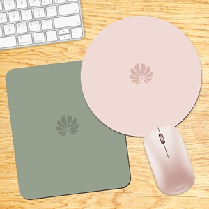 适用华为鼠标垫粉色笔记本电脑绿色男大小号可爱女生防水胶垫定制