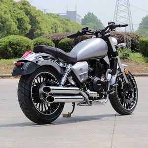 飞翎500cc复古太子摩托车ur400cc太子印第安美式巡航车电喷可上牌