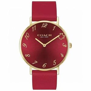 新款coach蔻驰手表女正品2021牛年生肖本命年定制限量款小红女表