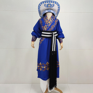 戏曲服装小生越剧戏服绣花斜领林冲黄梅戏新款戏曲古典配帽舞蹈服