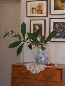复古青花瓷花瓶高级感手绘创意陶瓷花花器客厅插法式关装饰摆件