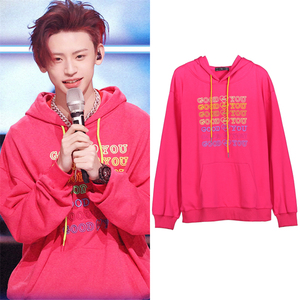 恋恋剧中人小鬼王琳凯同款卫衣韩版简约字母印花套头连帽上衣男女