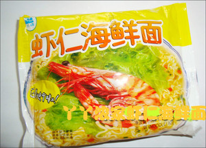 日新 儿时回忆 双峰牌虾仁海鲜面/干吃方便面12包/箱