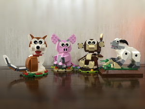 乐高 LEGO 40207 40148 40235  节日系列 羊年猴年狗年生肖系列
