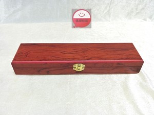 高档长条红木纹盒手串无窗长礼盒一条一对装海马礼品盒参茸包装盒