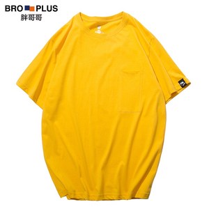 胖哥哥短袖t恤男学生t恤韩版bf风宽松加肥加大码5x6x7x夏季半袖丅
