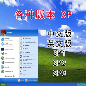 xp系统安装 xp纯净版 xp英文版 xp繁体版 xp日文版 sp3 sp2 sp1