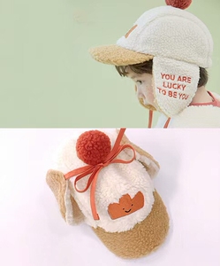 roanjane韩国儿童专柜代购20年秋冬款奶油泡芙帽子