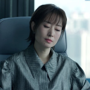 欧洲正青春刘敏涛舒婉婷同款衣服女春夏季气质宽松条纹衬衫连衣裙