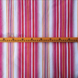条纹全棉老式加厚色织褥里被里斜纹提花布料传统色织细纹小粗布