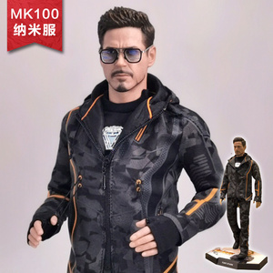 【现货】mk100纳米服复联3眼镜钢铁侠托尼斯达克人偶模型头雕衣服