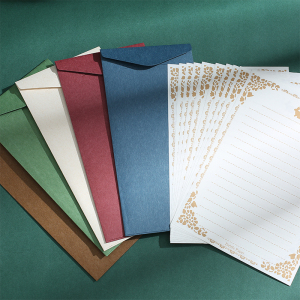 信封信纸套装高级感情书精致文艺古风情侣牛皮纸书信复古浪漫中式