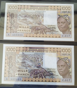 科特迪瓦纸币