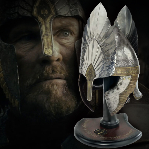 魔戒周边uc指环王电影道具盔甲头盔刚铎努门诺尔国王埃兰迪尔战盔