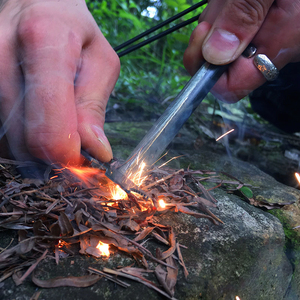 打火石户外点火荒野求生防水火棒野外点火取火加粗大号打火棒火块