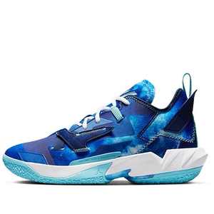 耐克正品2021春男乔丹威少2气垫乔丹耐磨气篮球鞋子dm1290-401