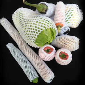 白色水果网套网袋泡沫epe 加厚塑料苹果包装网套防震保护泡沫套