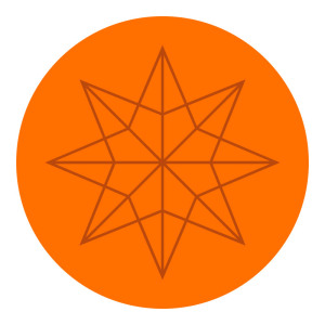 微瑕疵天然橡胶垫精雕小圆垫倒立垫冥想垫八芒星