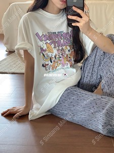 韩国直邮正品UNCOVER东大门代购春夏新款卡通印图可爱小熊 T恤
