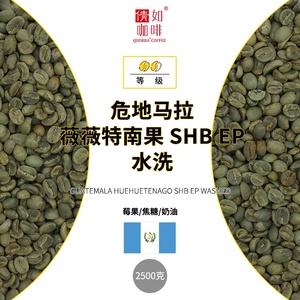 2024产季 2.5kg 咖啡生豆 危地马拉 薇薇特南果 水洗 SHB EP 莓果