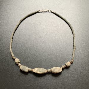 巴基斯坦阿富汗北部游牧民族古董饰品中东玉项链异域宝石文玩u