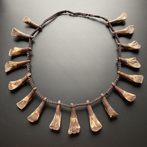 尼泊尔diy珠配珠散珠牦牛牙项链配件吊坠饰品挂件古董老物件西藏