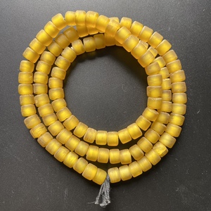 尼泊尔楼兰文化西亚琉璃珠子项链手工手链配珠搅胚古珠古玩散珠y