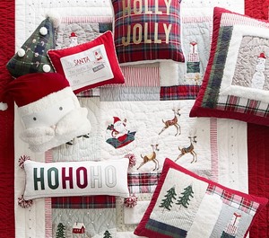 出口原单  新款圣诞ins风 沙发靠垫抱枕套靠枕套 多尺寸款式