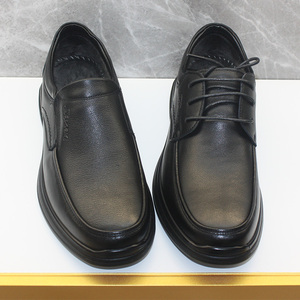 佰纳2021冬季新品上市真皮保暖爸爸鞋商务休闲男加绒皮鞋21a8160m