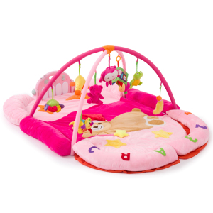 宝宝脚踏钢琴游戏毯爬行垫婴儿音乐健身架益智折叠玩具满月礼