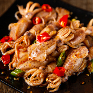 小果子麻辣小海鲜 捞汁海兔 即食罐装零食海鲜食品烟台渤海湾特产