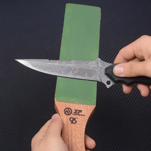 旗胜双面牛皮荡刀板磨刀石修脚研磨菜刀户外刀具专业抛光 10000目