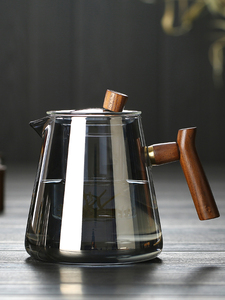 日本代购玻璃茶壶泡茶器家用花茶套装沏茶耐高温茶具茶水分离单壶