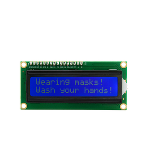 LCD1602转接板 含液晶显示屏 IIC/I2C/接口 送 函数库 转接模块