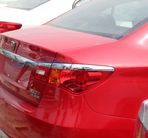 适用于荣威350尾灯眉电镀尾灯罩装饰条改装后灯框亮贴加装外饰件