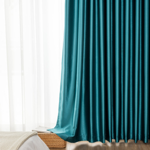 2022年全新款式100%物理全遮光无气味加厚遮阳隔热隔音防风窗帘布