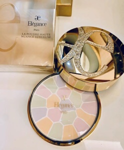 日本奥尔滨e大饼elegance雅莉格丝欢颜蜜粉饼e大饼家庭装27g便携