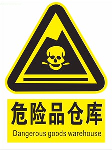 企业车间危险品仓库标志牌厂区环保危险废物危化品存储场所标识危险品