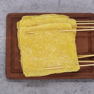 油豆腐串户外素食串豆腐干串油炸豆腐片串火锅麻辣烫串烧烤20片