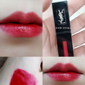 单件包邮 ysl圣罗兰黑管唇釉401小样2.4ml车厘子色口红浆果色