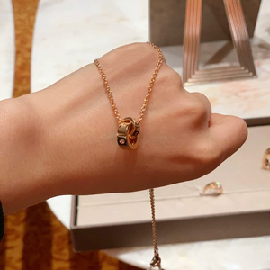 【宝格丽项链女双环】宝格丽项链女双环品牌,价格 - 阿里巴巴